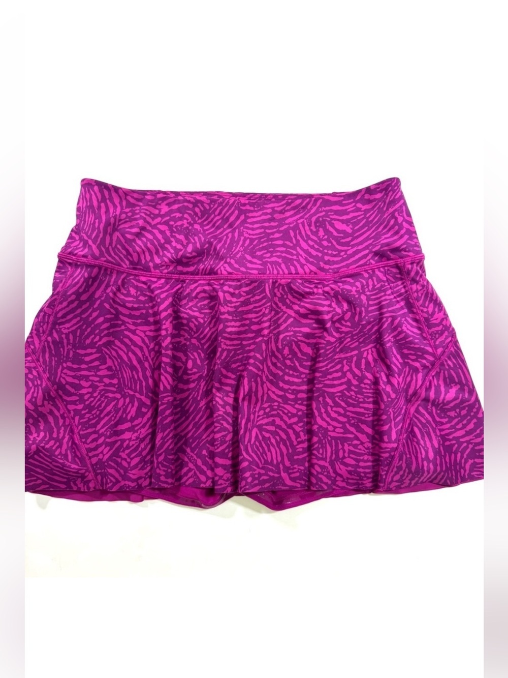 Athleta Ace Printed 13.5” Tennis Skort Fuchsia Animal Print